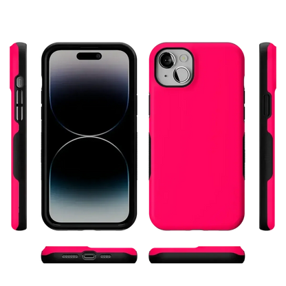 Think Pink | Solid Neon Pink Case iPhone Case get.casely