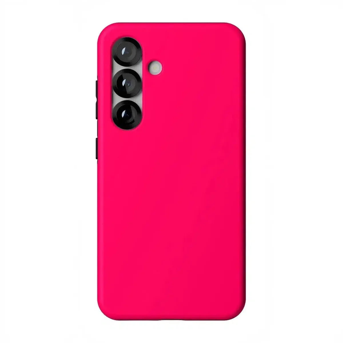 Think Pink | Solid Neon Pink Samsung Case Samsung Case Casetry Essential + MagSafe® Galaxy S25