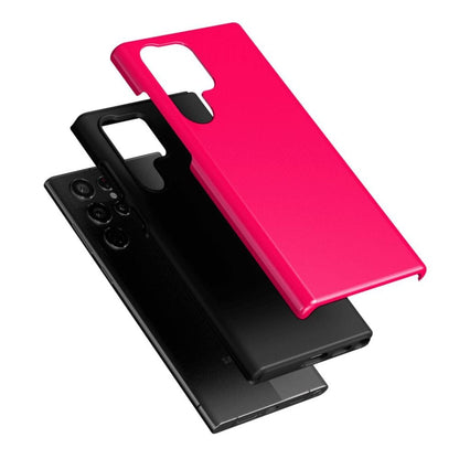 Think Pink | Solid Neon Pink Samsung Case Samsung Case Casetry
