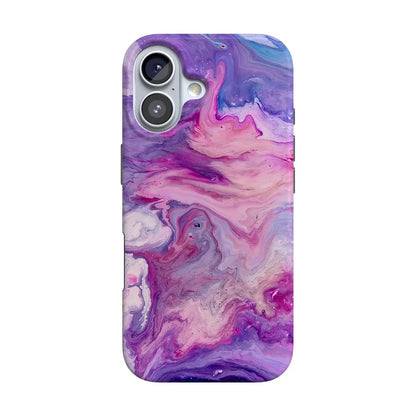 Tie Dying Over You | Purple Marble iPhone Case iPhone Case get.casely Classic + MagSafe® iPhone 17