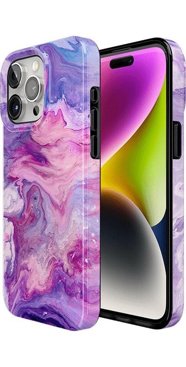 Tie Dying Over You | Purple Marble iPhone Case iPhone Case get.casely