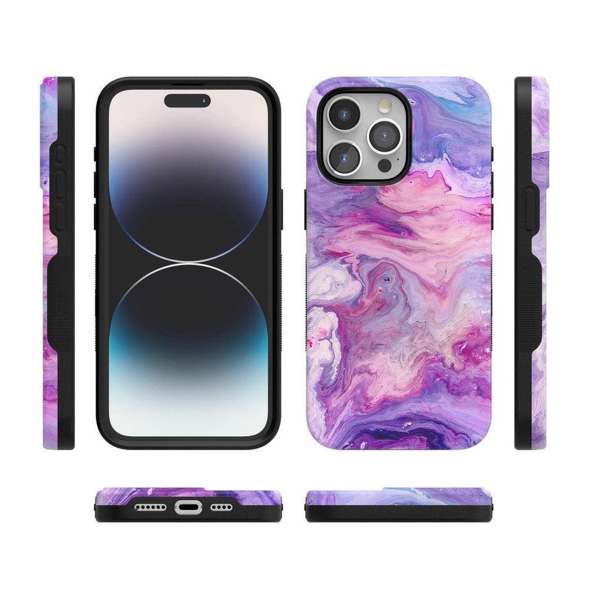 Tie Dying Over You | Purple Marble iPhone Case iPhone Case get.casely