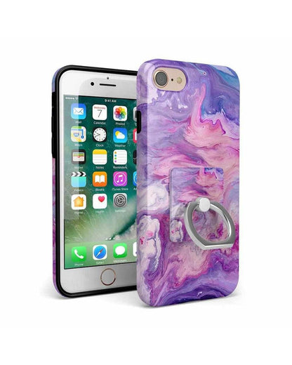 Tie Dying Over You | Purple Marble Phone Ring Phone Ring get.casely