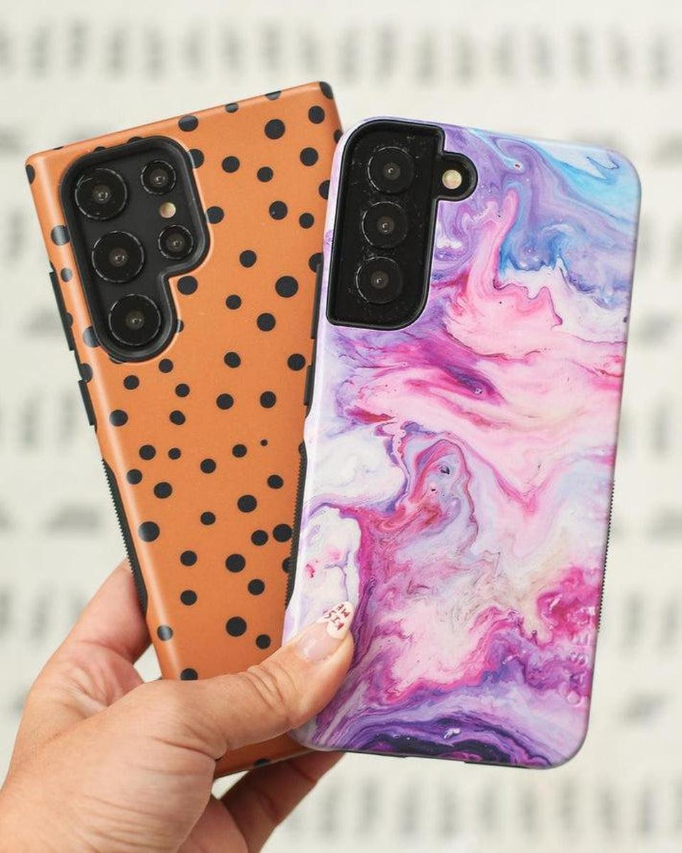 Tie Dying Over You | Purple Marble Samsung Case Samsung Case get.casely