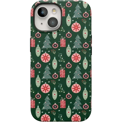 Tinsel Town | Christmas Ornament Case Phone Case Casetry Bold Flex + MagSafe® iPhone 15 Plus