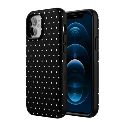 On the Dot | White Polka Dot Case