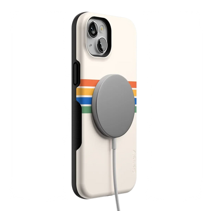 Totally Groovy | Rainbow Stripes Color Block Case iPhone Case get.casely