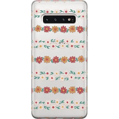 Totally Rad | Daisy Print Floral Samsung Case Samsung Case get.casely Classic Galaxy S10 Plus