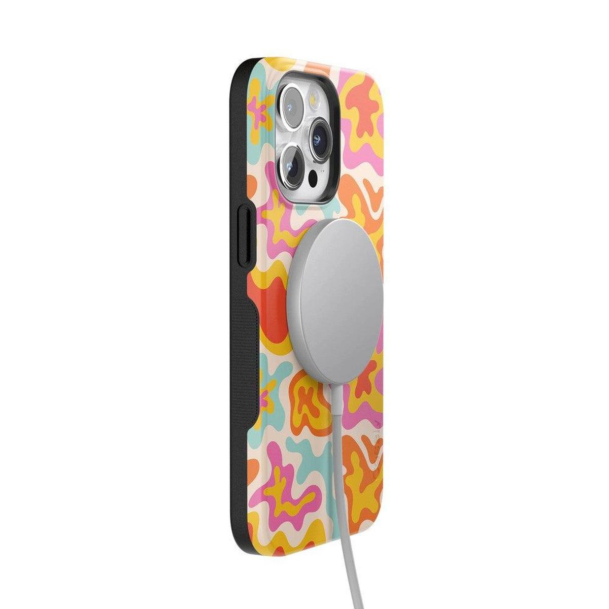 Tropical Color Splash | Abstract Retro Case iPhone Case get.casely