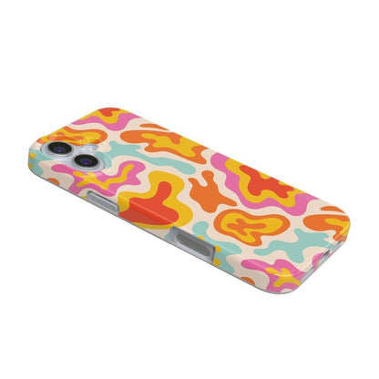 Tropical Color Splash | Abstract Retro Case iPhone Case get.casely