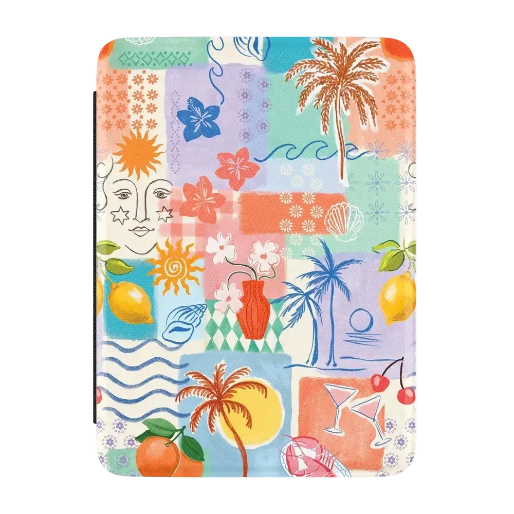 Tropical Heat | Beachy Collage Kindle Case Kindle Case get.casely 7” Kindle Paperwhite