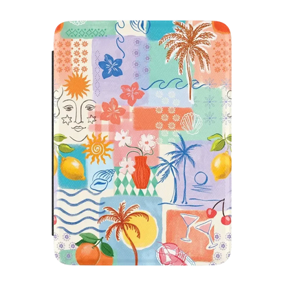 Tropical Heat | Beachy Collage Kindle Case Kindle Case get.casely 7” Kindle Paperwhite