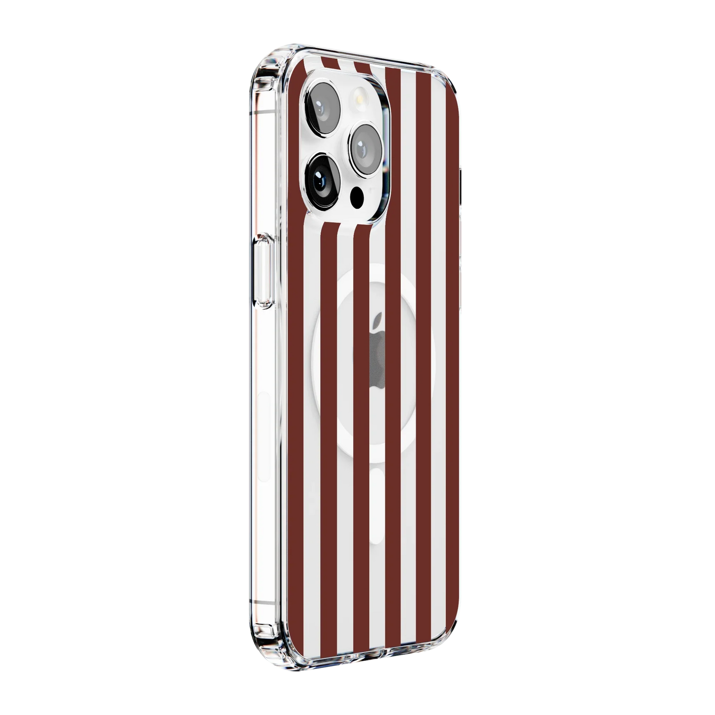 Sunday in Brooklyn | Burgundy Stripes Case