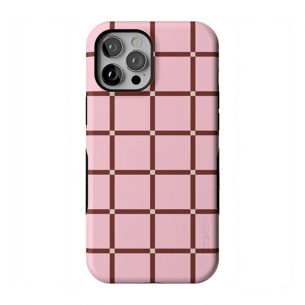 Uptown Gridlock | Pink Checkerboard Case