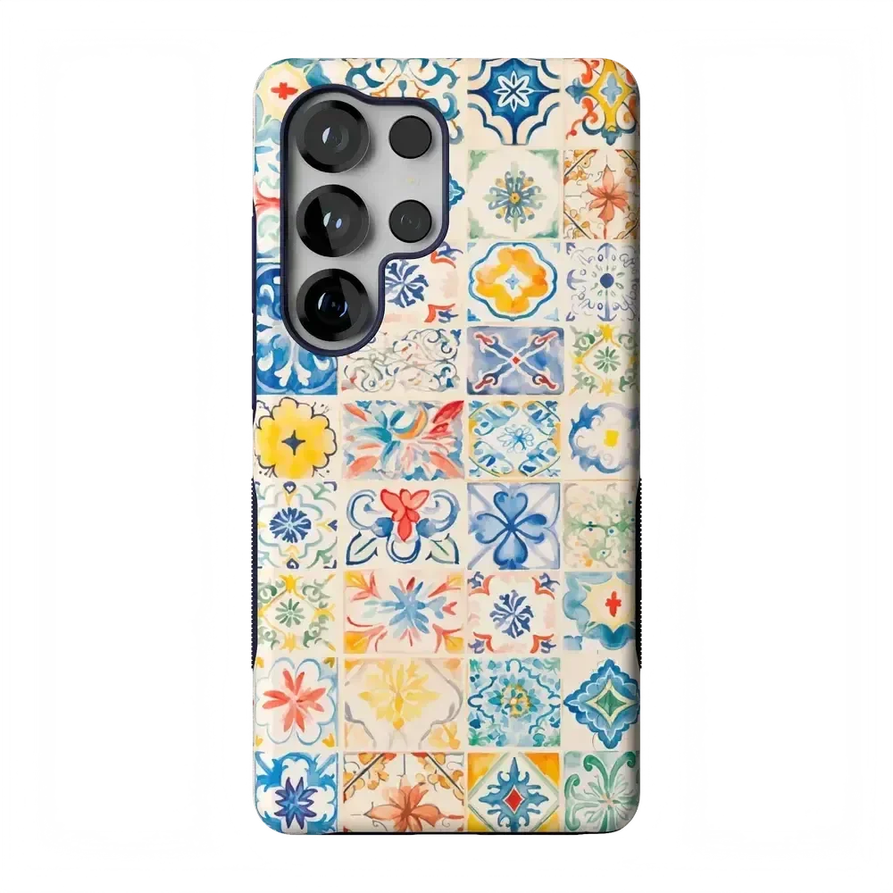 Tuscan Tiles | Dolce Vita Case iPhone Case get.casely Bold Flex + MagSafe® Galaxy S25 Ultra