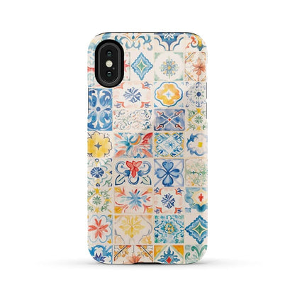Tuscan Tiles | Dolce Vita Case iPhone Case get.casely Essential iPhone X / XS