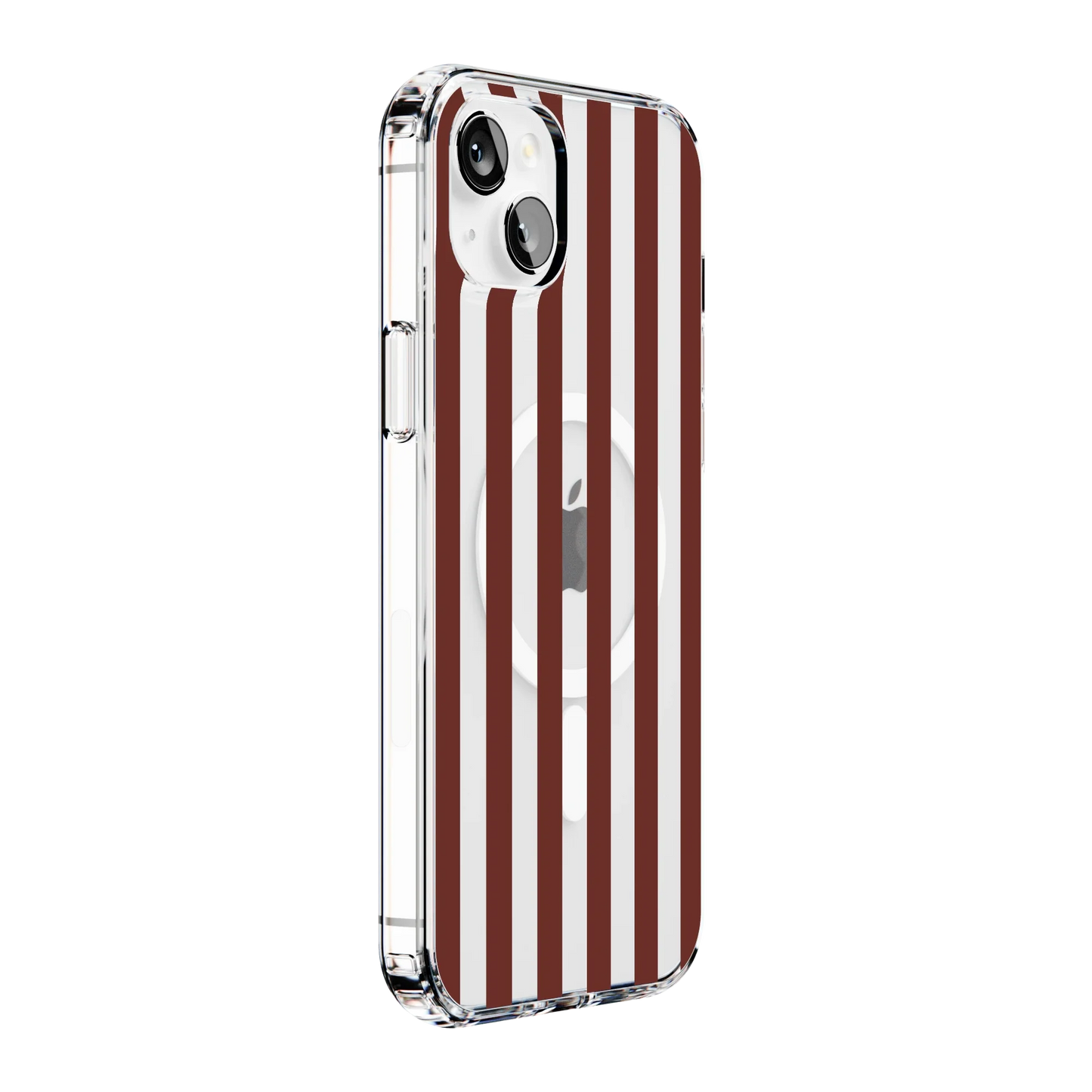 Sunday in Brooklyn | Burgundy Stripes Case
