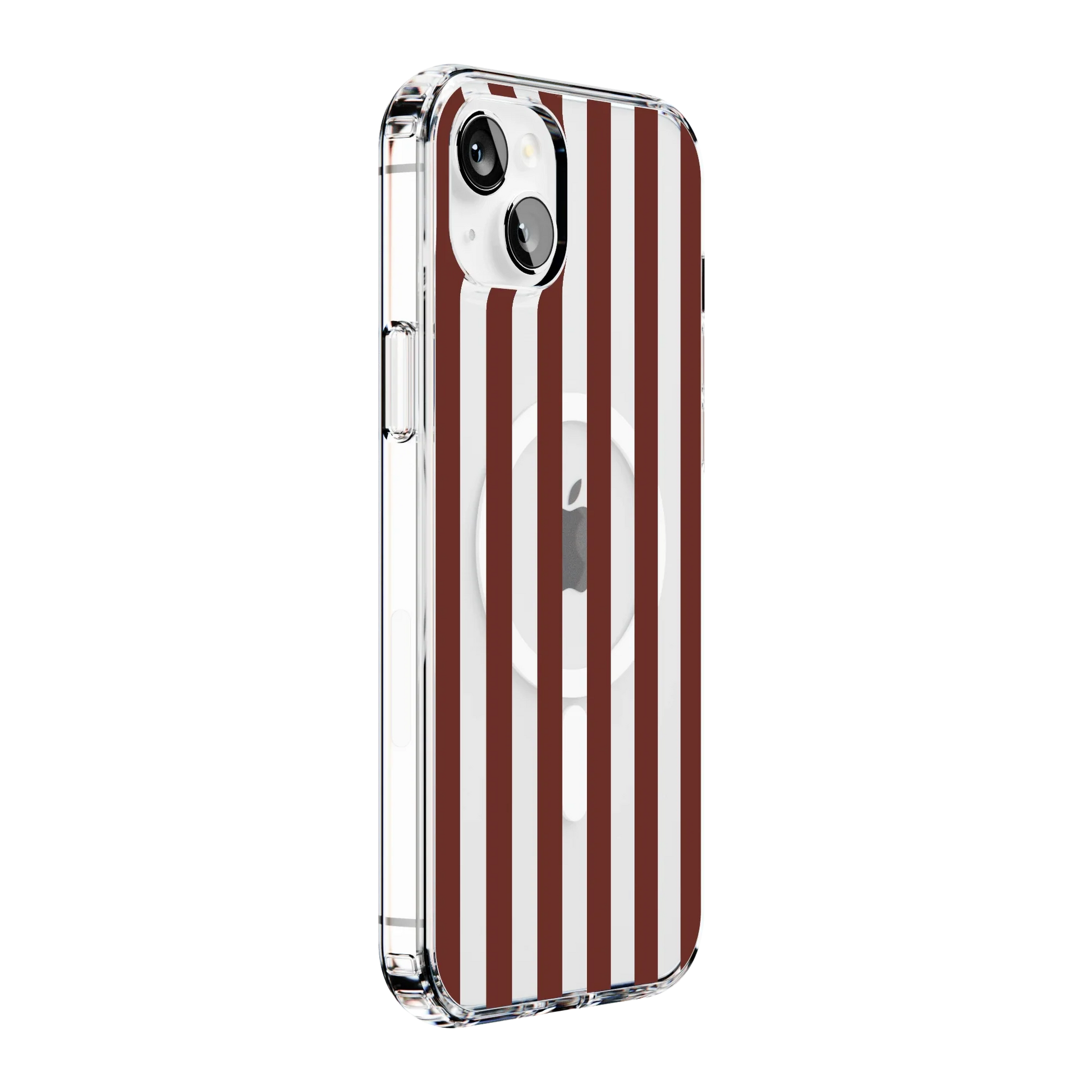 Sunday in Brooklyn | Burgundy Stripes Case
