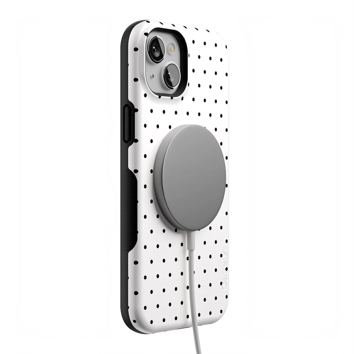 On the Dot | Black Polka Dot Case