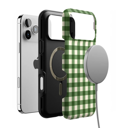 Checked Twice | Green Plaid Case