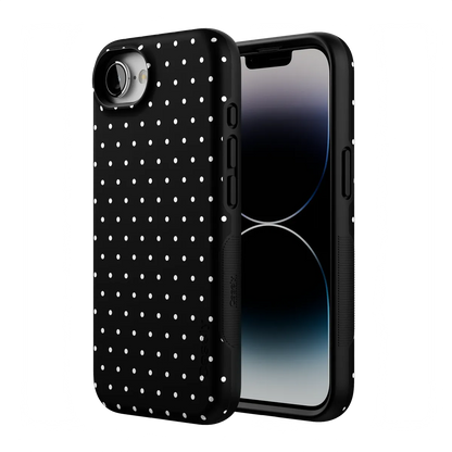On the Dot | White Polka Dot Case