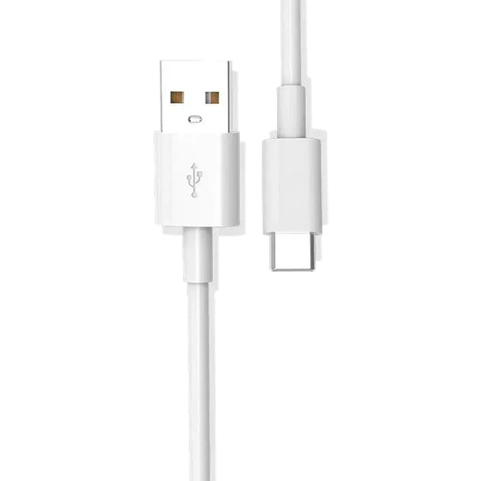 USB to USB-C Power Pod Charging Cord - White Charging Cable get.casely