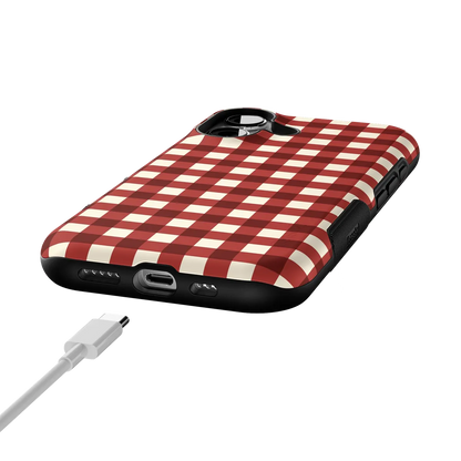 Checked Twice | Red Plaid Case