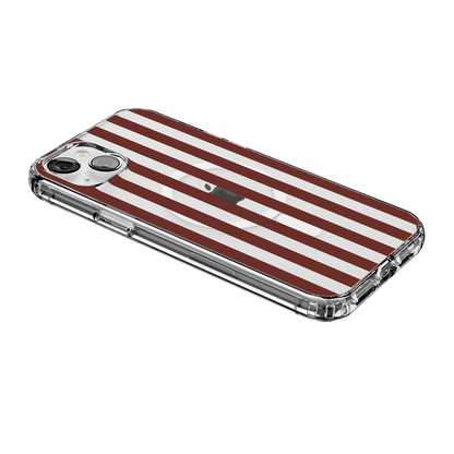 Sunday in Brooklyn | Burgundy Stripes Case