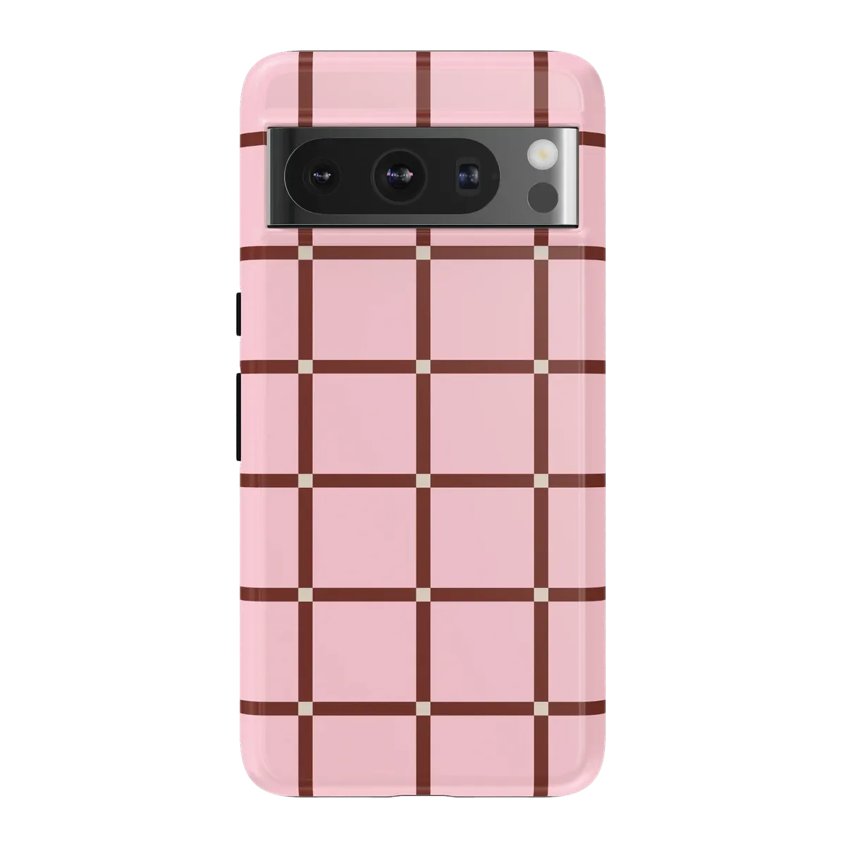Uptown Gridlock | Pink Checkerboard Case
