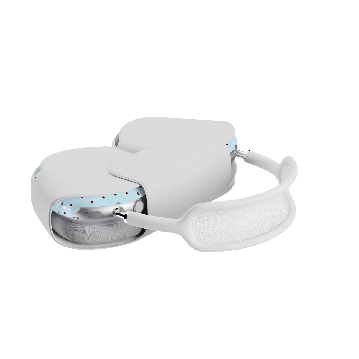 On the Dot | Blue Polka Dot AirPods Max Case