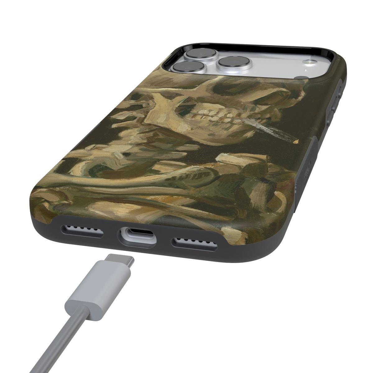 Van Gogh | Head of a Skeleton with a Burning Cigarette Phone Case iPhone Case Van Gogh Museum