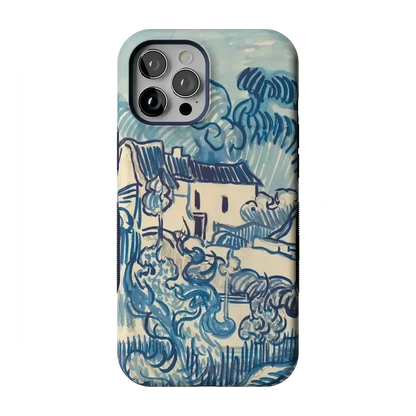 Van Gogh | Landscape With Houses Phone Case iPhone Case Van Gogh Museum Bold Flex + MagSafe® iPhone 12 Pro