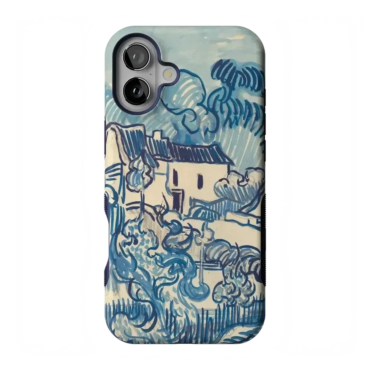 Van Gogh | Landscape With Houses Phone Case iPhone Case Van Gogh Museum Bold Flex + MagSafe® iPhone 17