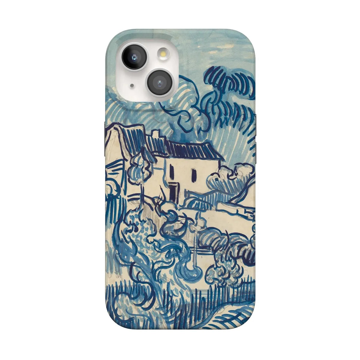 Van Gogh | Landscape With Houses Phone Case iPhone Case Van Gogh Museum Classic + MagSafe® iPhone 15
