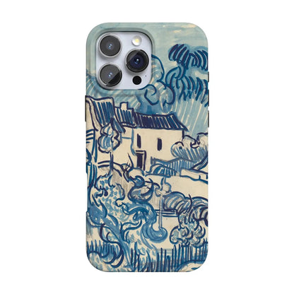 Van Gogh | Landscape With Houses Phone Case iPhone Case Van Gogh Museum Classic + MagSafe® iPhone 16 Pro Max