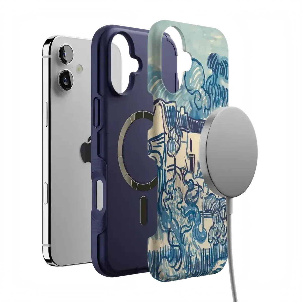Van Gogh | Landscape With Houses Phone Case iPhone Case Van Gogh Museum