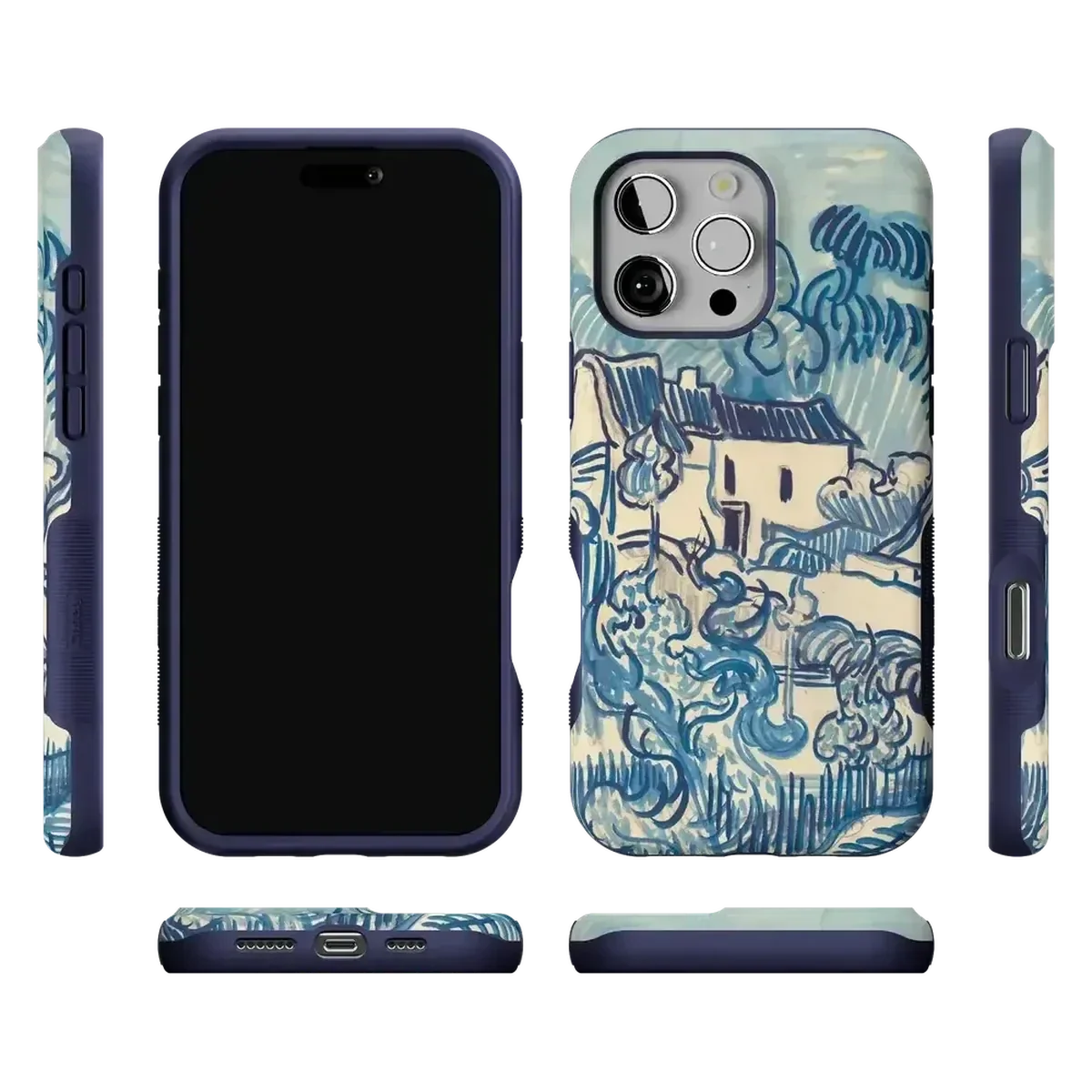 Van Gogh | Landscape With Houses Phone Case iPhone Case Van Gogh Museum