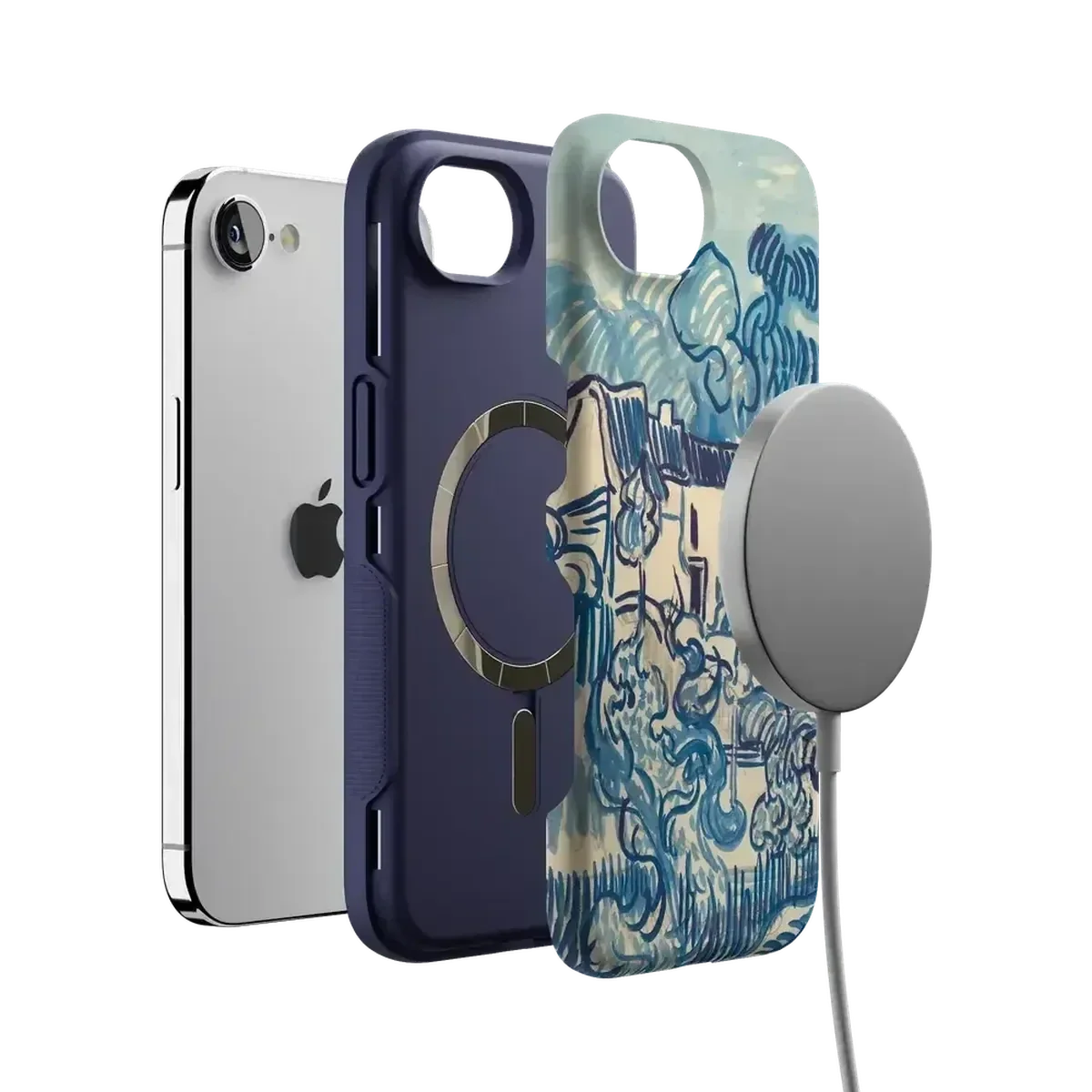 Van Gogh | Landscape With Houses Phone Case iPhone Case Van Gogh Museum