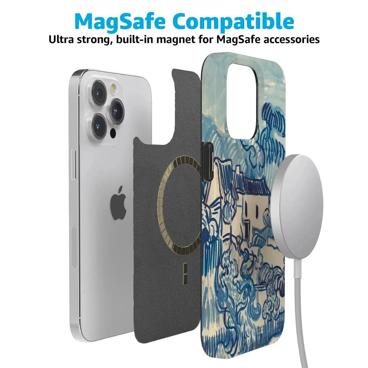Van Gogh | Landscape With Houses Phone Case iPhone Case Van Gogh Museum