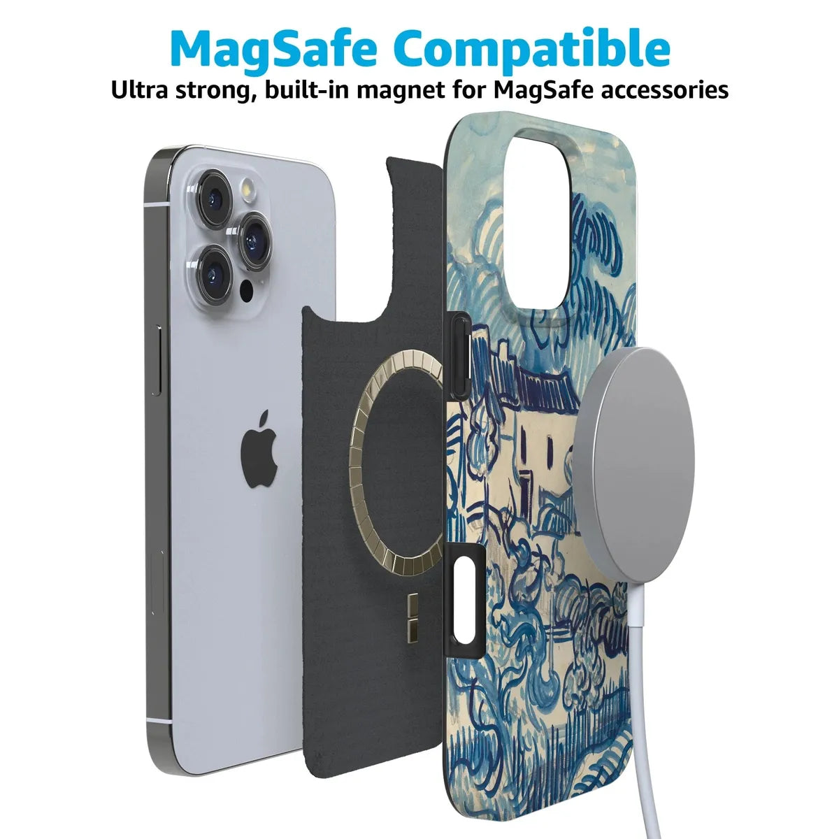Van Gogh | Landscape With Houses Phone Case iPhone Case Van Gogh Museum