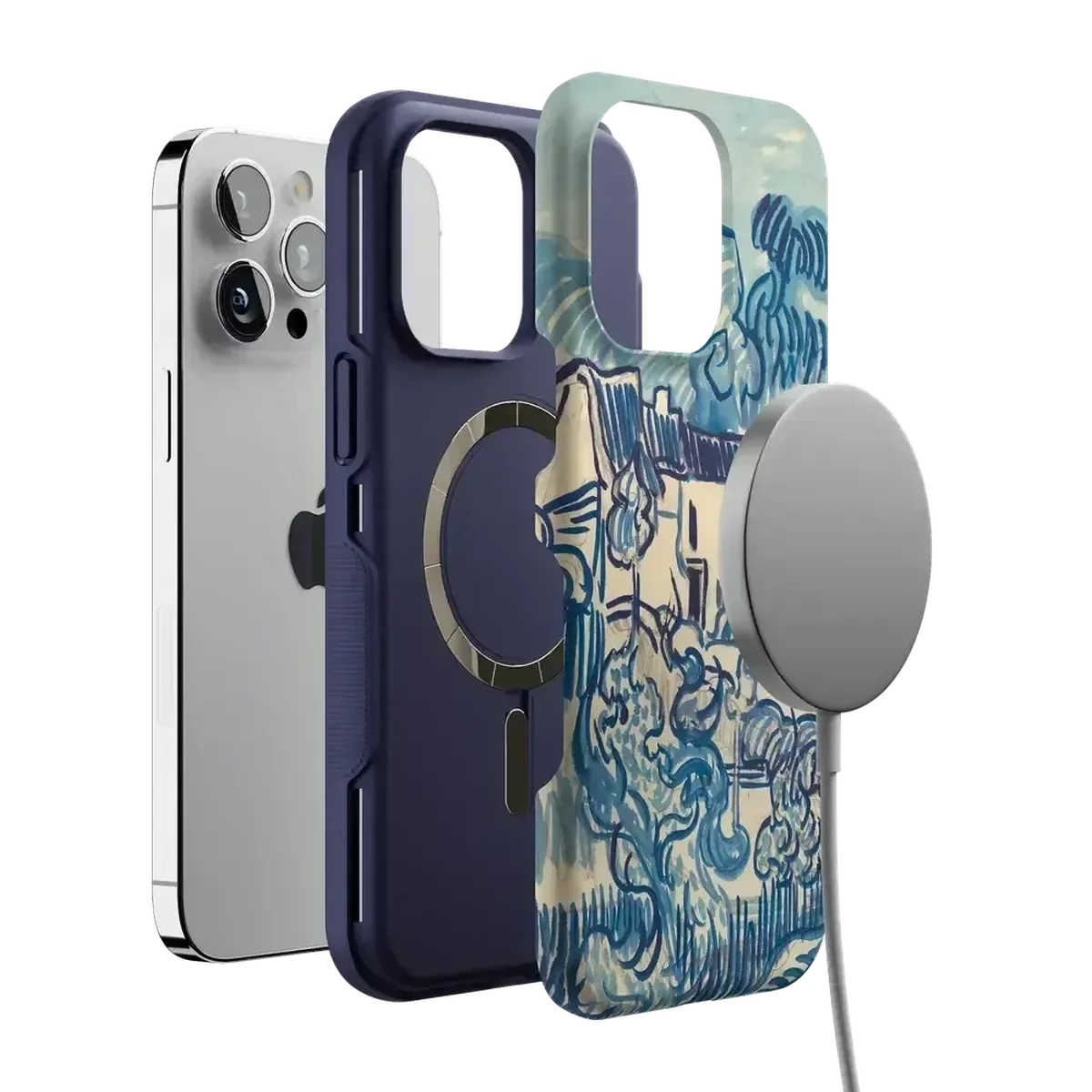 Van Gogh | Landscape With Houses Phone Case iPhone Case Van Gogh Museum