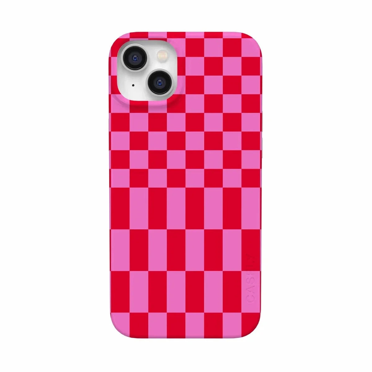 Vibe Check | Pink Checkerboard Case Phone Case Casetry Classic + MagSafe® iPhone 14 Plus