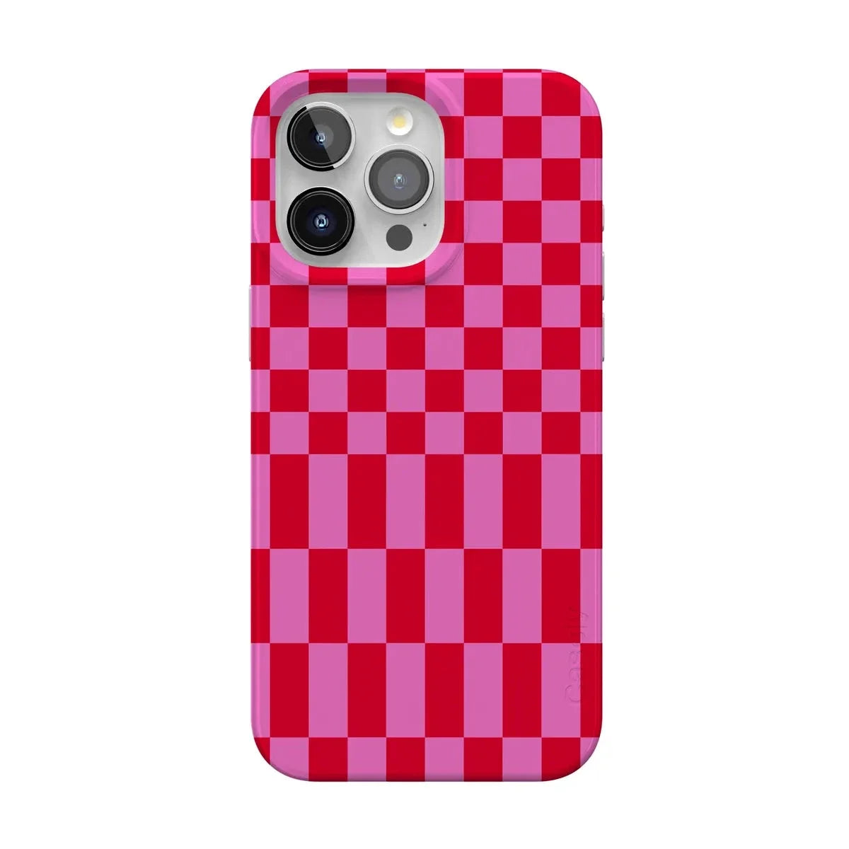 Vibe Check | Pink Checkerboard Case Phone Case Casetry Classic + MagSafe® iPhone 15 Pro Max