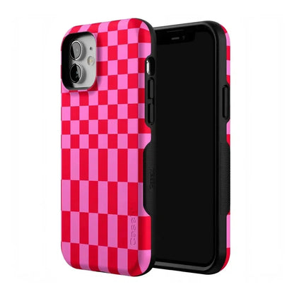 Vibe Check | Pink Checkerboard Case Phone Case Casetry