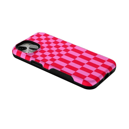 Vibe Check | Pink Checkerboard Case Phone Case Casetry
