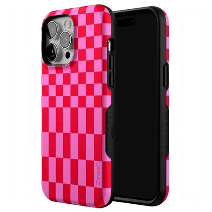 Vibe Check | Pink Checkerboard Case Phone Case Casetry