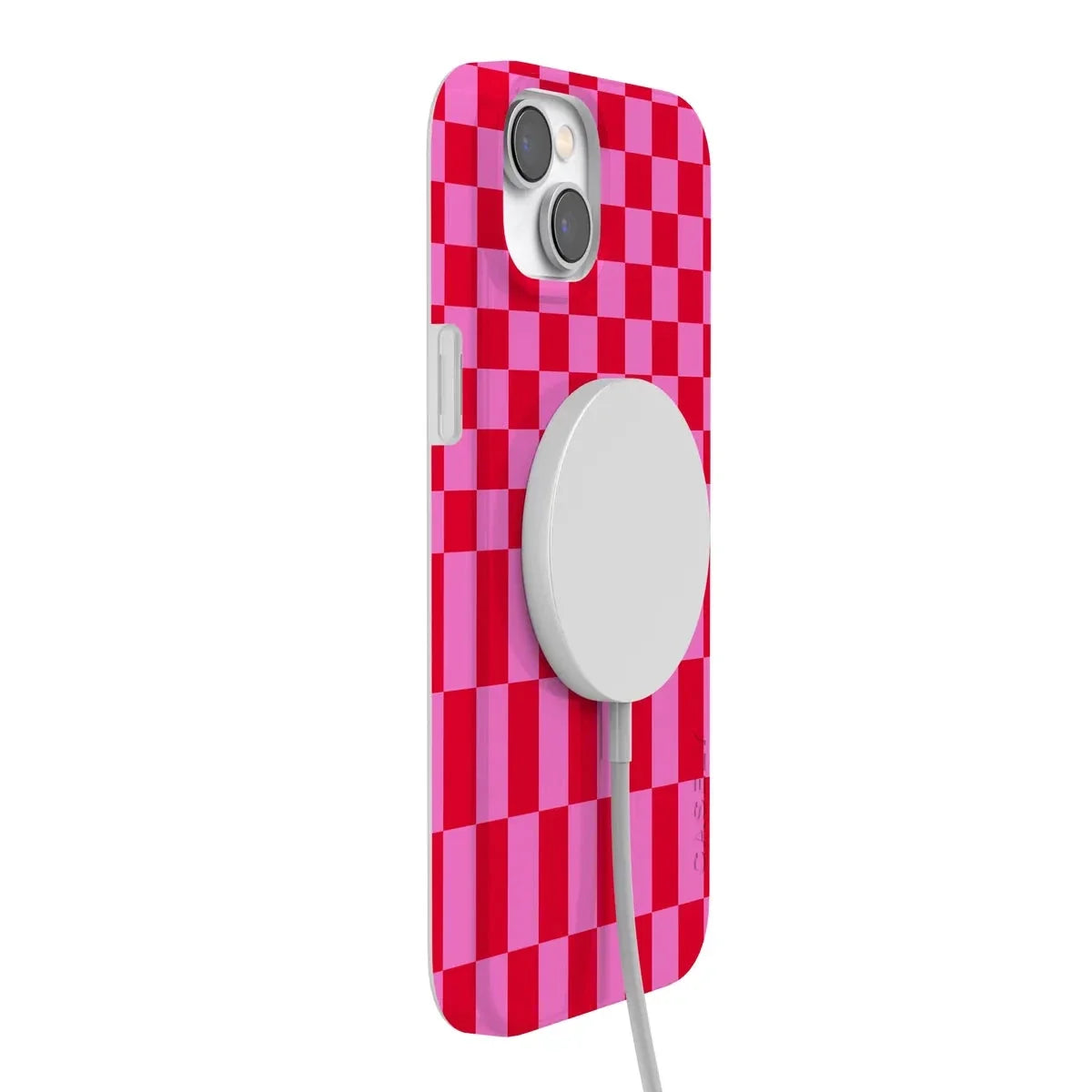 Vibe Check | Pink Checkerboard Case Phone Case Casetry