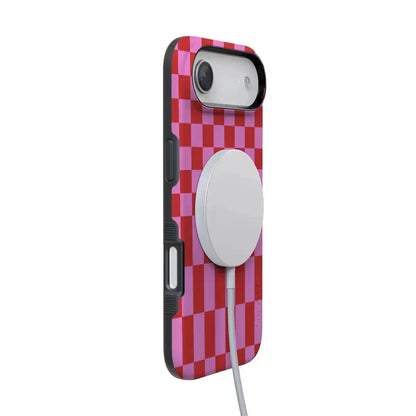 Vibe Check | Pink Checkerboard Case Phone Case Casetry