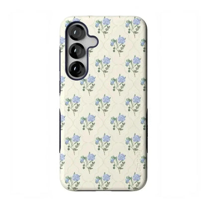 Vintage Garden | Blue Hydrangea Case iPhone Case get.casely Bold Flex + MagSafe® Galaxy S25 Plus
