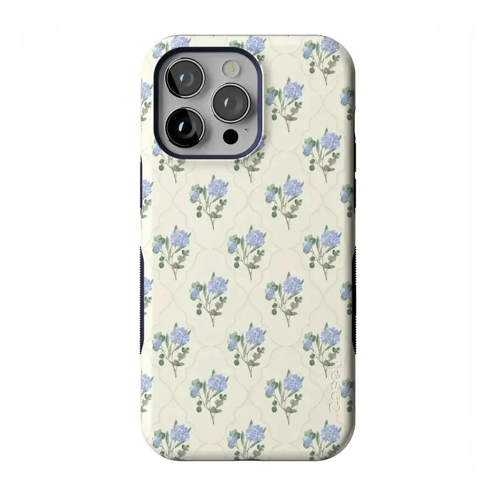 Vintage Garden | Blue Hydrangea Case iPhone Case get.casely Bold Flex + MagSafe® iPhone 14 Pro Max